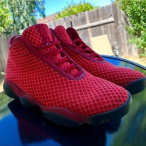 Men’s red Jordan’s